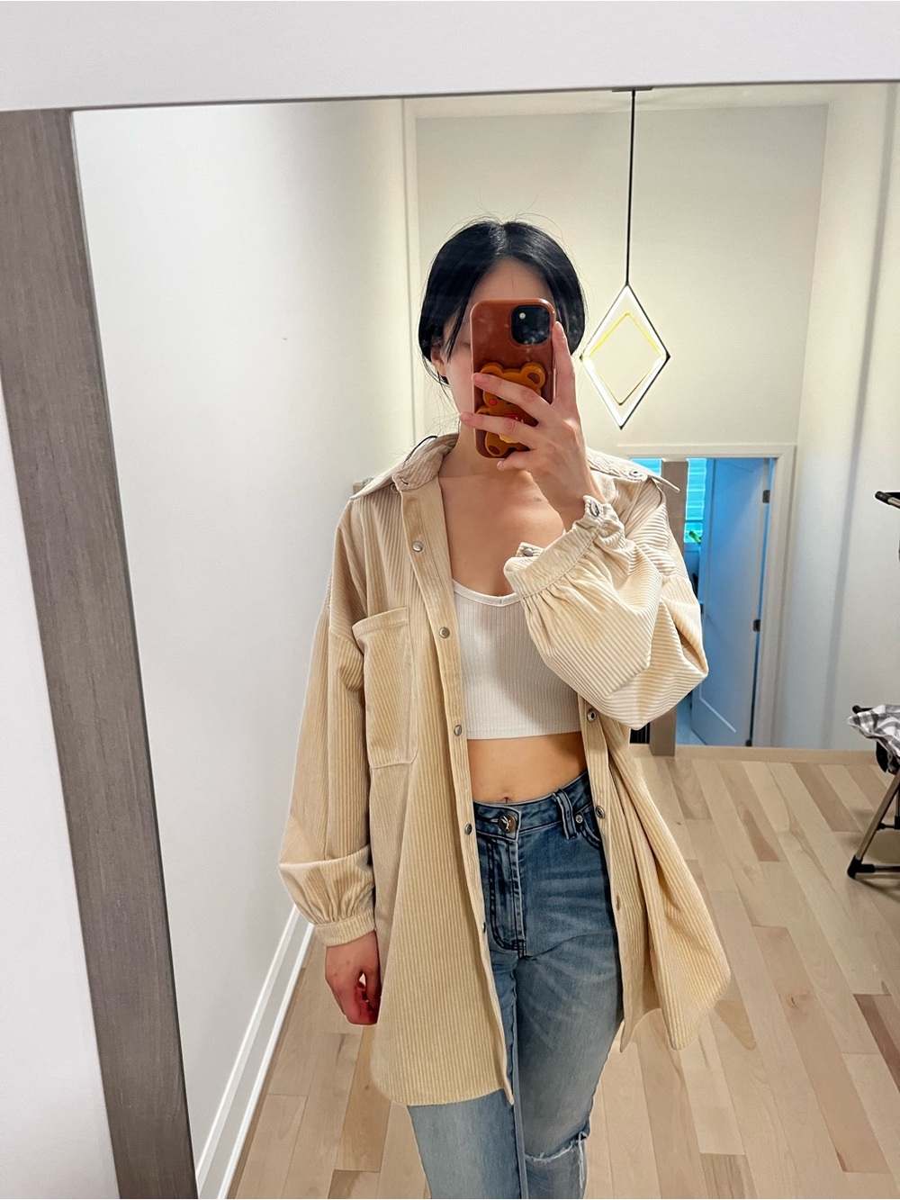 Women's shacket oversized